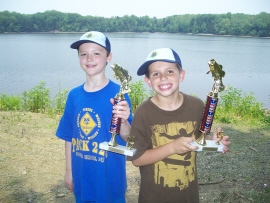 Jake & Kenny at the 2008 Twin Valleys Fishing Derby