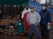 Lean-to camping at NoBeBoSco in November