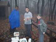 Lean-to camping at NoBeBoSco in November