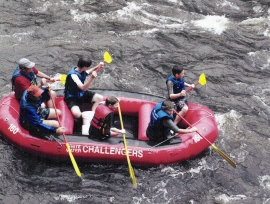 Whitewater rafting on Lehigh River in June 2009