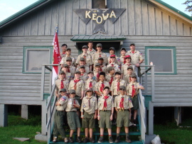 Scout Camp at TMR's Camp Keowa August 2-8, 2009