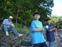 Pack 229 Senior Webelos training at Van Saun Park