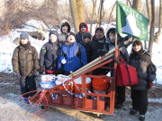 Pack 229 Senior Webelos training at Van Saun Park