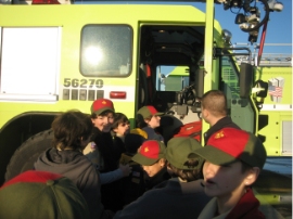 Troop 2295 at Port Authority Police Station/Firehouse