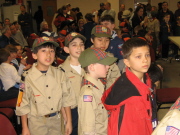 Webelos participate in their final Pinewood