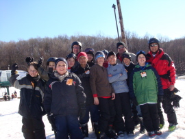 Skiing at Mt. Peter in Warwick, NY