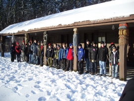 Troop 2295 at Camp Henderson -- photo by ASM Jeff M.