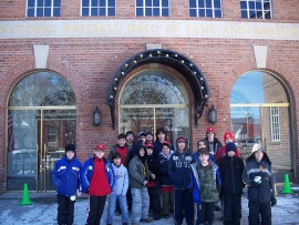 Troop 229 at the National Baseball Hall of Fame in Cooperstown, NY