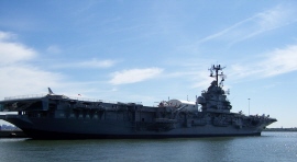 USS Intrepid at Stapleton on Staten Island